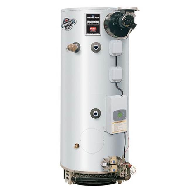 Bradford White 65 Gallon Commercial Gas (Liquid Propane) Atmospheric Vent Water Heater with Induced Draft and Electronic Ignition