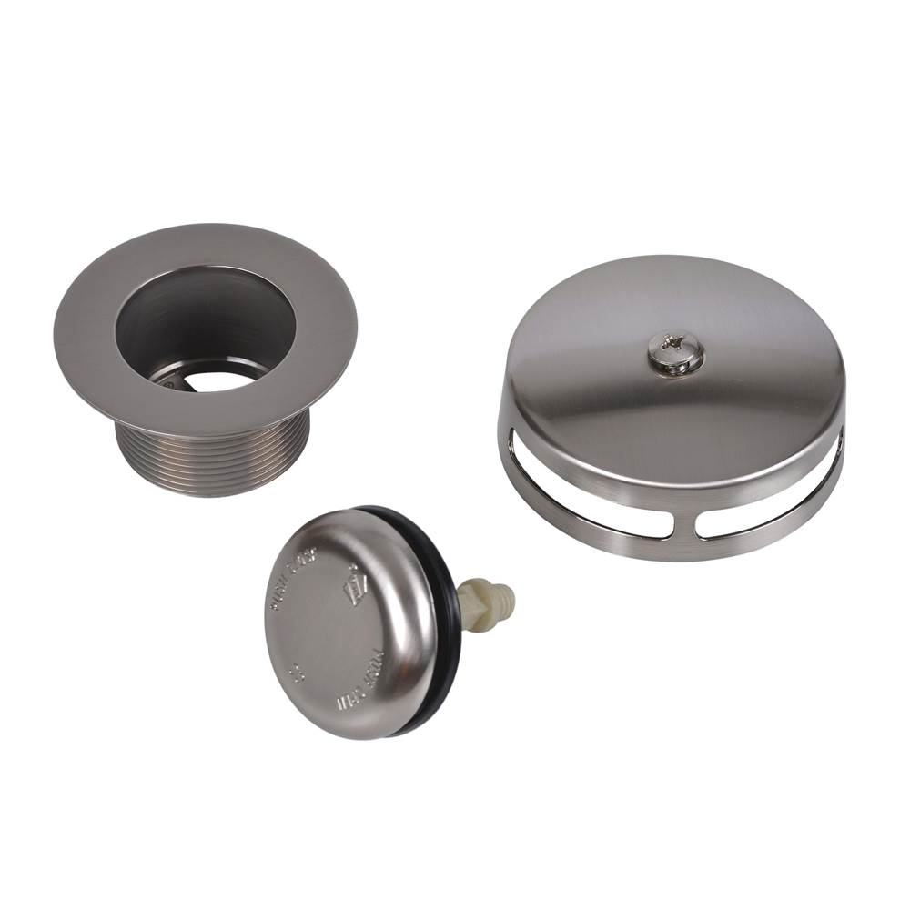 Dearborn Brass W And O Dblue Trim Kit Touch-Toe Stopper Brushed Nickel