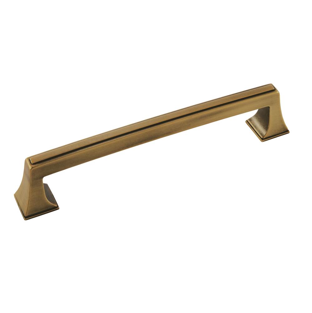 Amerock Mulholland 6-5/16 in (160 mm) Center-to-Center Gilded Bronze Cabinet Pull