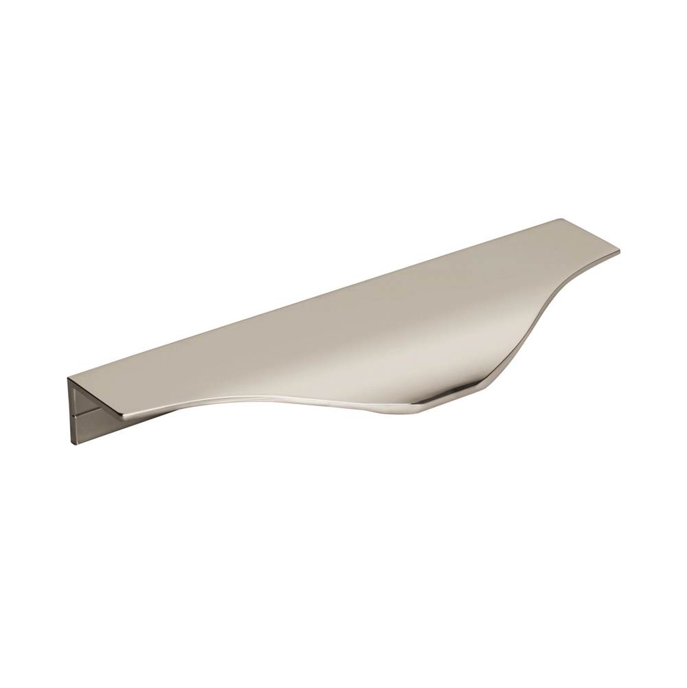 Amerock Aloft 4-9/16 in (116 mm) Center-to-Center Polished Nickel Cabinet Edge Pull
