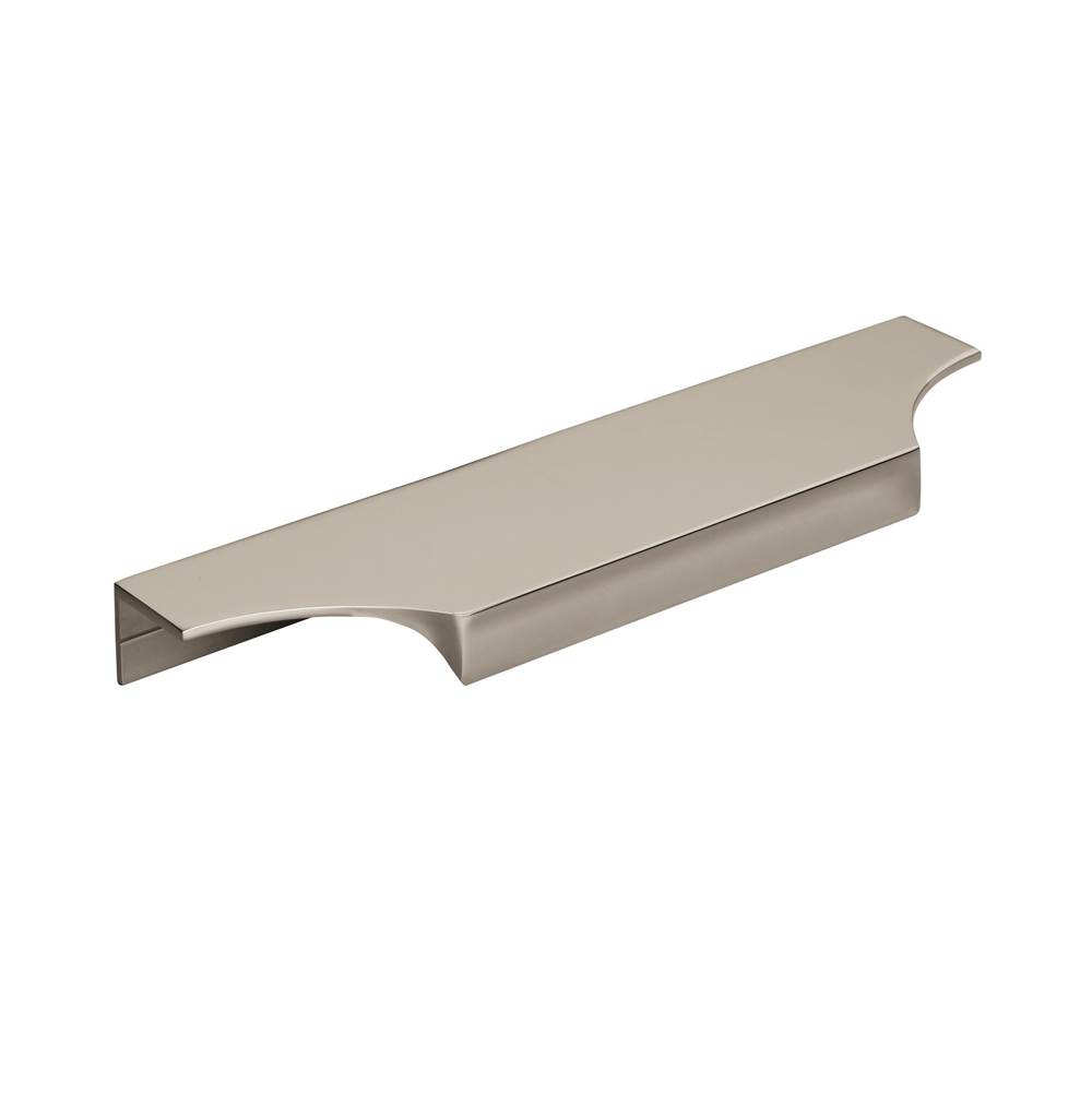 Amerock Extent 6-9/16 in (167 mm) Center-to-Center Polished Nickel Cabinet Edge Pull