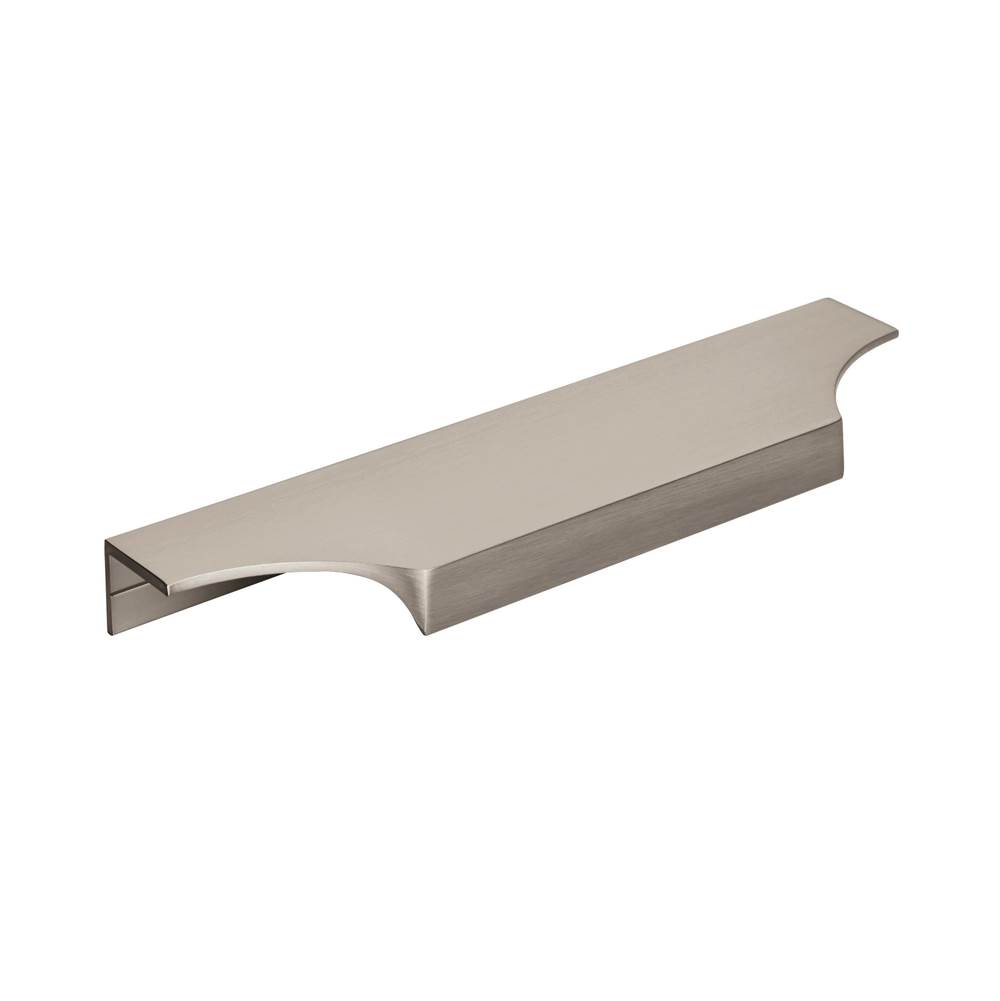 Amerock Extent 6-9/16 in (167 mm) Center-to-Center Satin Nickel Cabinet Edge Pull