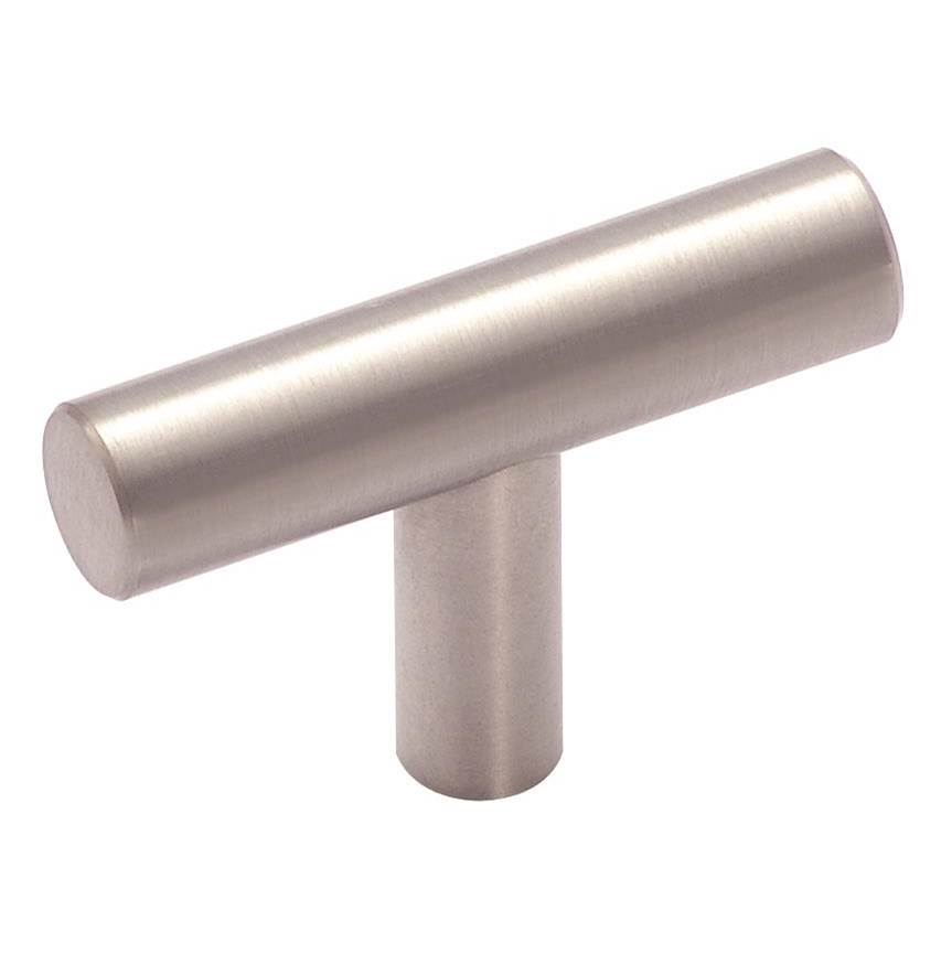 Amerock Bar Pulls 1-15/16 in (49 mm) Length Stainless Steel Cabinet Knob