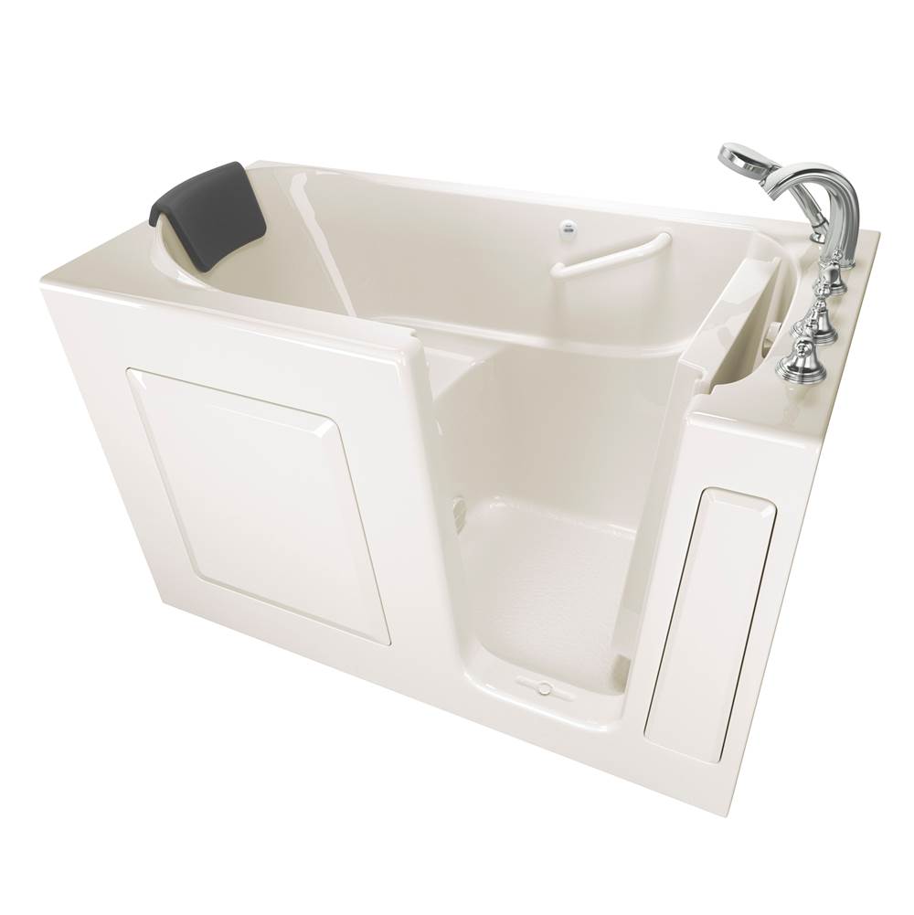 American Standard Gelcoat Premium Series 30 x 60 -Inch Walk-in Tub With Soaker System - Right-Hand Drain With Faucet