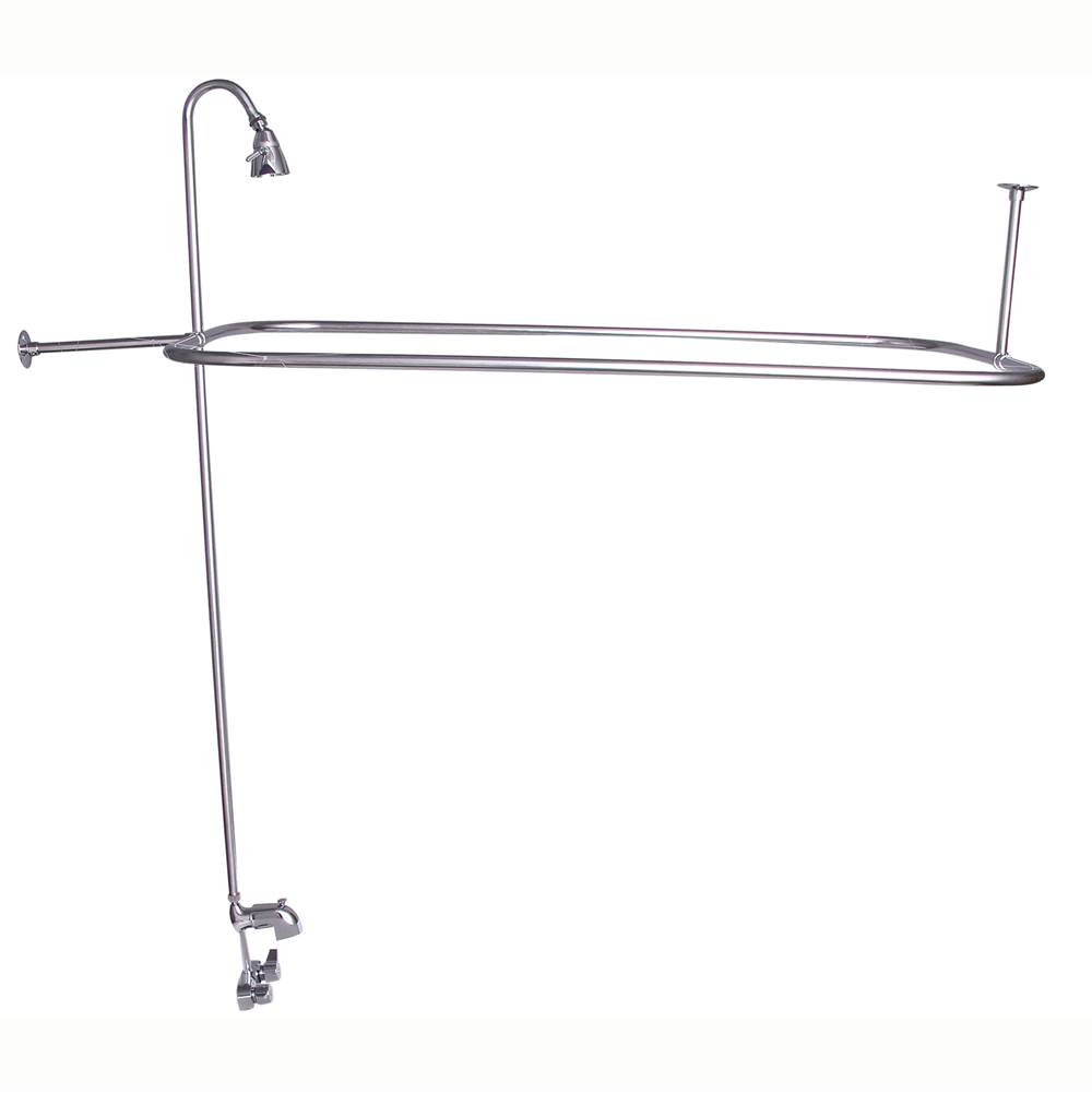Barclay Converto Shower w/48'' Rect Rod, Code Spout, Polished Chrome