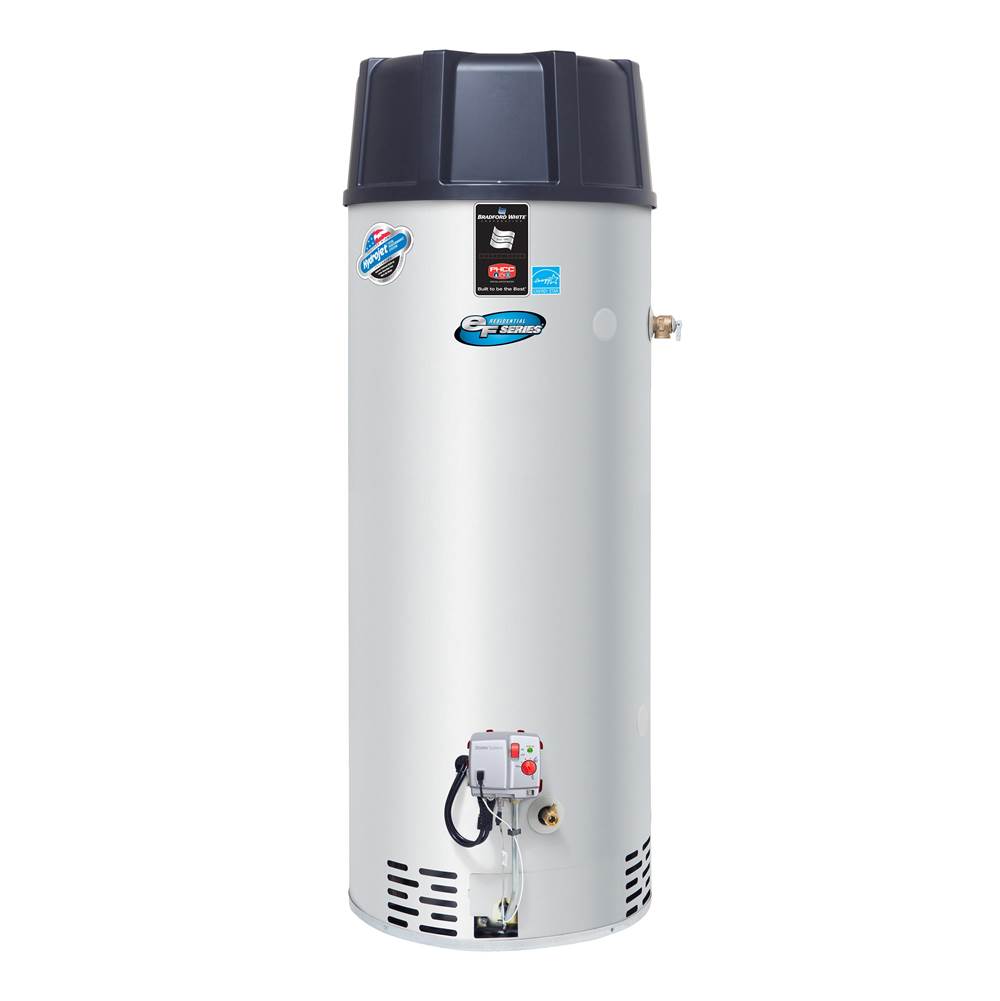 Bradford White ENERGY STAR Certified High Efficiency Condensing eF Series ® 50 Gallon Residential Gas (Liquid Propane) Power Vent Water Heater