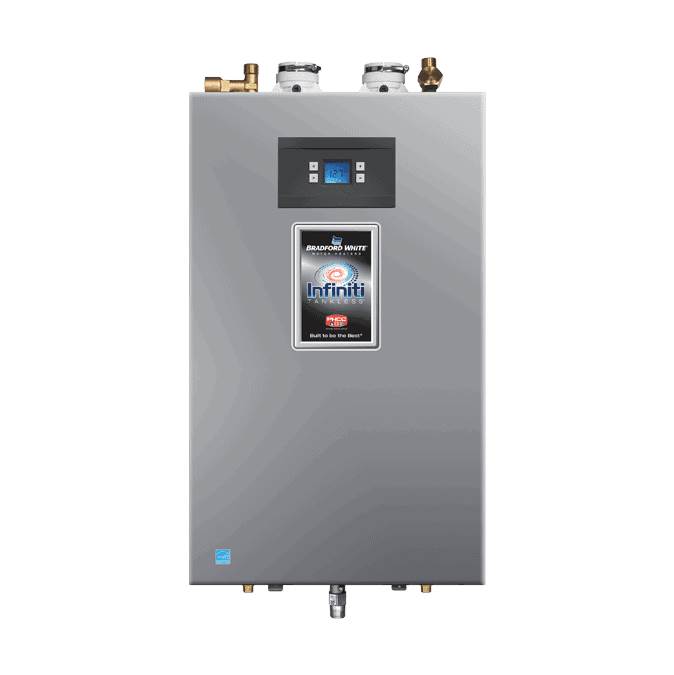 Bradford White ENERGY STAR Certified Ultra Low NOx Infiniti ® L-Series Tankless Gas (Natural, Field Convertible to LP) Indoor Condensing Residential Water Heater