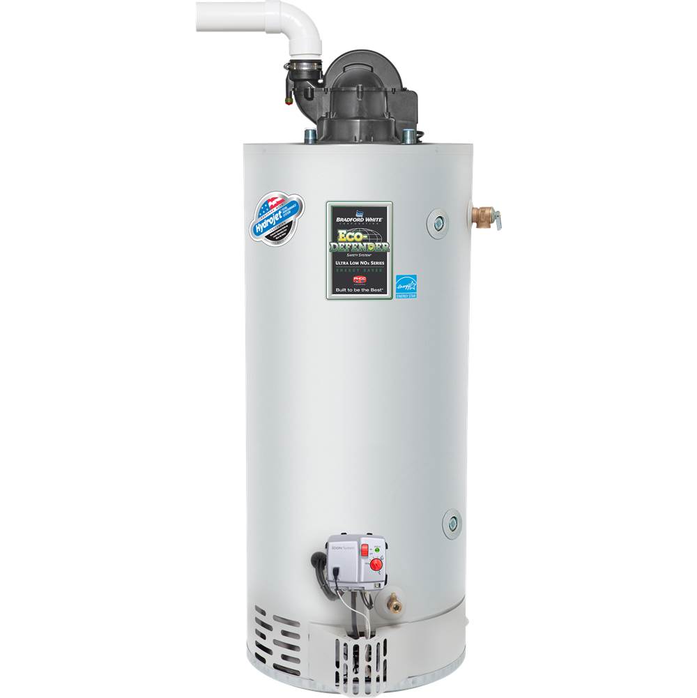 Bradford White ENERGY STAR Certified TTW® Ultra Low NOx Eco-Defender Safety System®, 48 Gallon High Input Residential Gas (Natural) Power Vent Water Heater