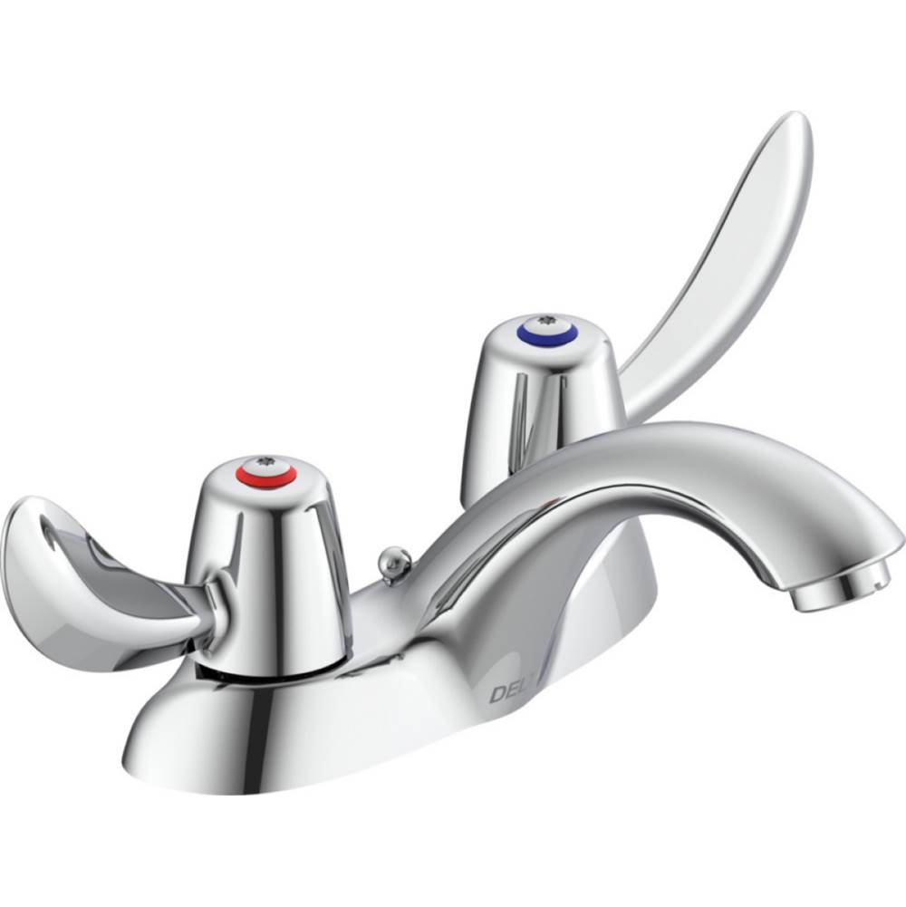 Delta Commercial Commercial 21C: Two Handle Centerset Bathroom Faucet with Chain Stay