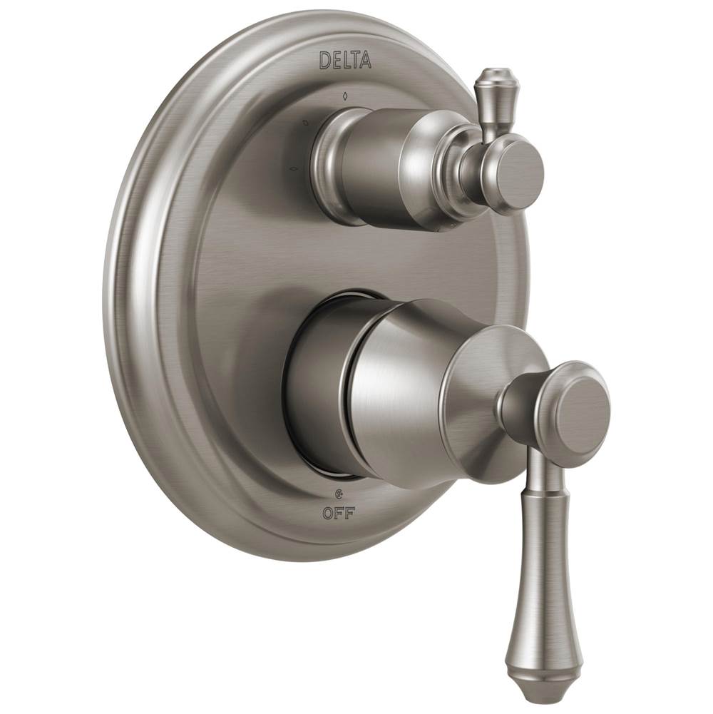 Delta Faucet Cassidy™ Traditional 2-Handle Monitor® 14 Series Valve Trim with 3-Setting Integrated Diverter