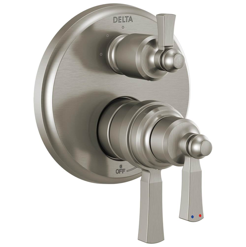 Delta Faucet Dorval™ Traditional 2-Handle Monitor 17T Series Valve Trim with 3 Setting Diverter