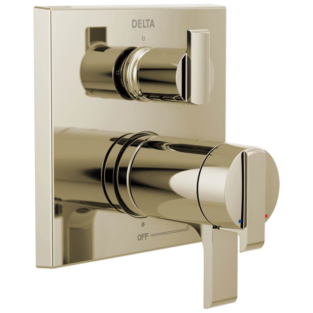 Delta Faucet Ara® Angular Modern TempAssure® 17T Series Valve Trim with 3-Setting Integrated Diverter