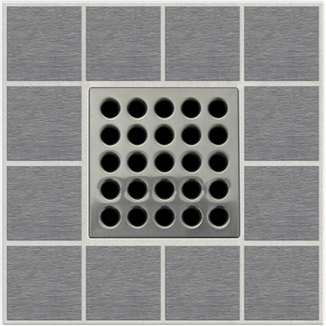 Ebbe PRO Drain Cover - Brushed Nickel