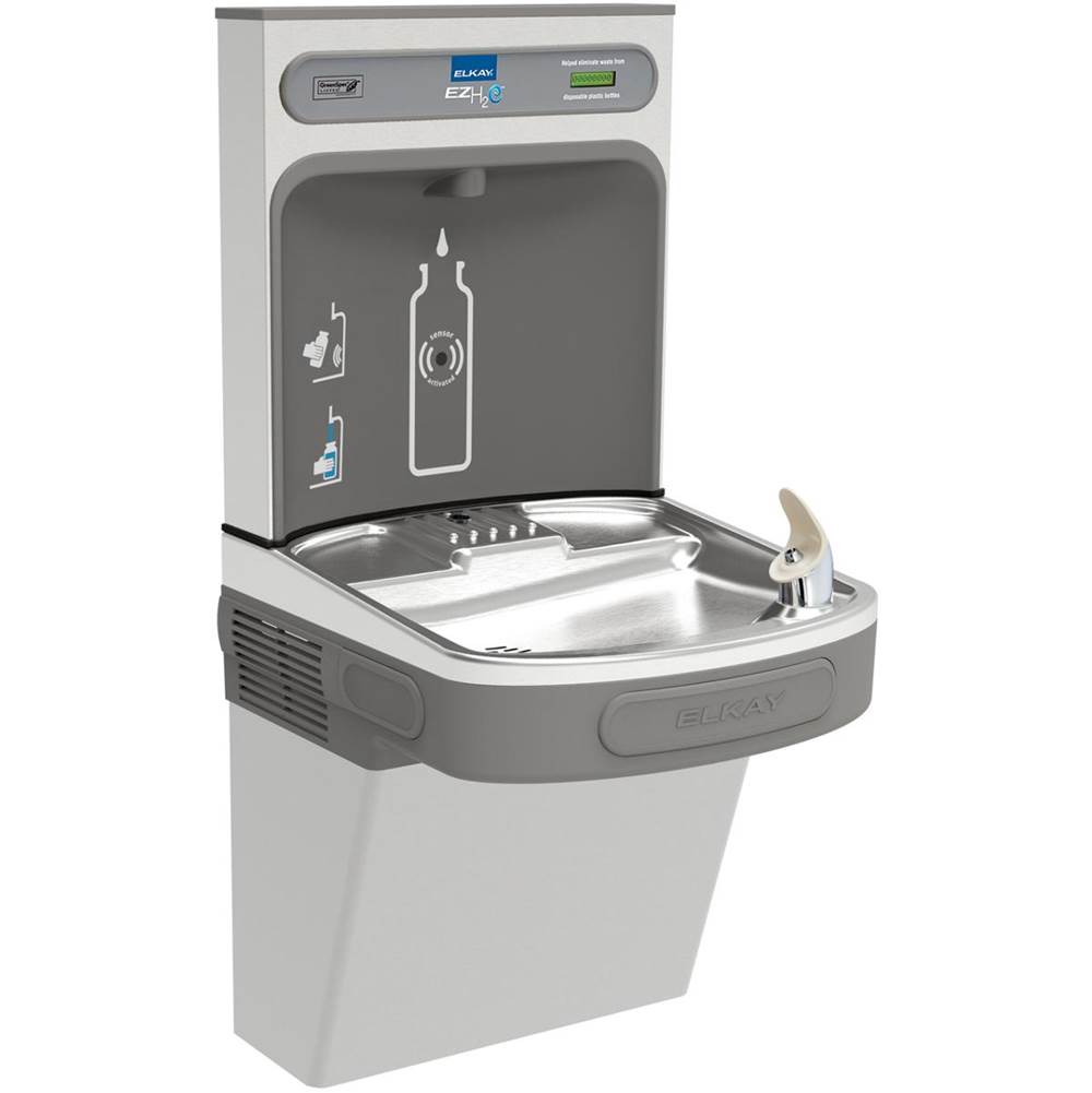 Elkay ezH2O Bottle Filling Station with Single ADA Cooler, Non-Filtered Refrigerated Stainless