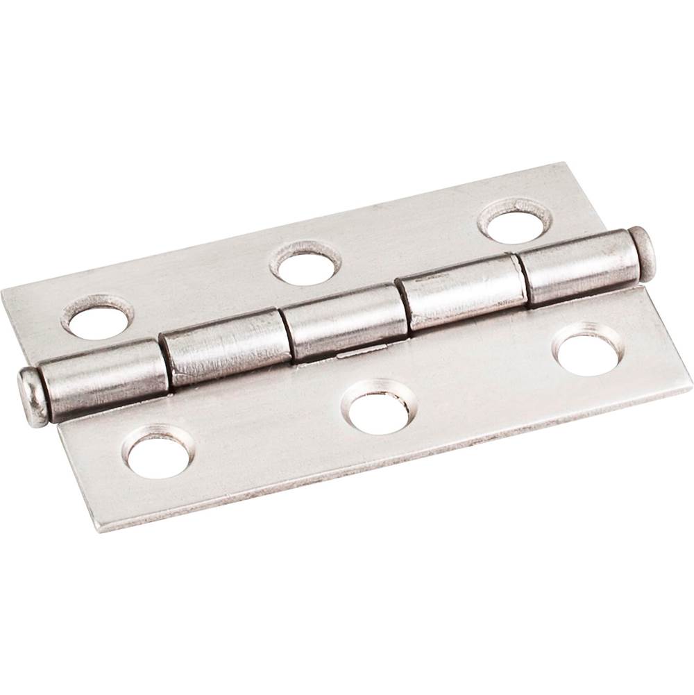 Hardware Resources Stainless Steel 2-1/2'' x 1-1/2'' Single Half Swaged Butt Hinge