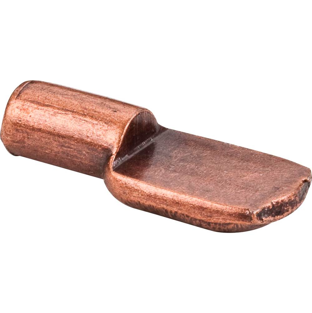 Hardware Resources Antique Copper 5 mm Pin Spoon Shelf Support - Priced and Sold by the Thousand