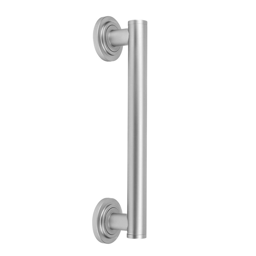 Jaclo 16'' Grand Grab Bar with Contemporary Round Flange