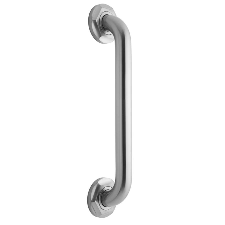 Jaclo 32'' Deluxe Grab Bar with Contemporary Hex Flange
