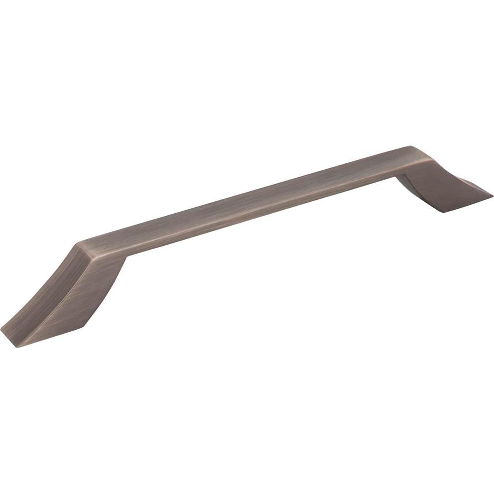 Jeffrey Alexander 160 mm Center-to-Center Brushed Pewter Square Royce Cabinet Pull