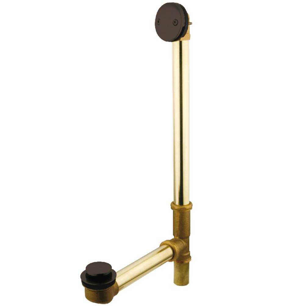 Kingston Brass Tip-Toe Tub Waste and Overflow, 20 Gauge, Oil Rubbed Bronze