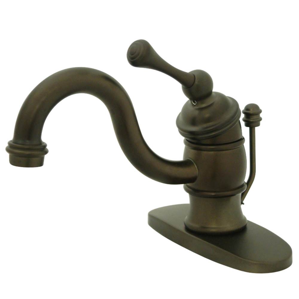 Kingston Brass Victorian 4'' Centerset Single Handle Bathroom Faucet, Oil Rubbed Bronze