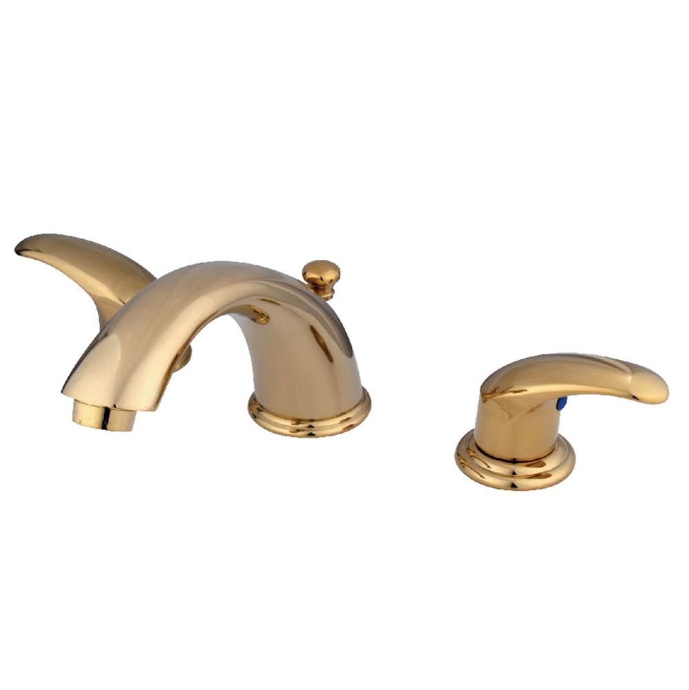 Kingston Brass Legacy Widespread Bathroom Faucet, Polished Brass