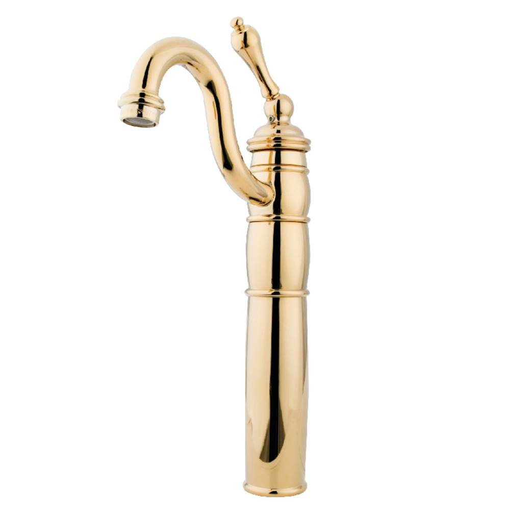 Kingston Brass Vessel Sink Faucet, Polished Brass