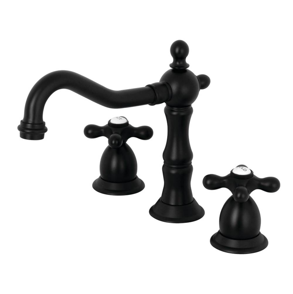 Kingston Brass 8 in. Widespread Bathroom Faucet, Matte Black