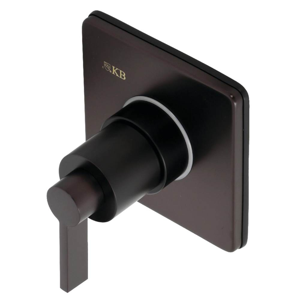 Kingston Brass NuvoFusion 3-Way Diverter Valve with Trim Kit, Oil Rubbed Bronze