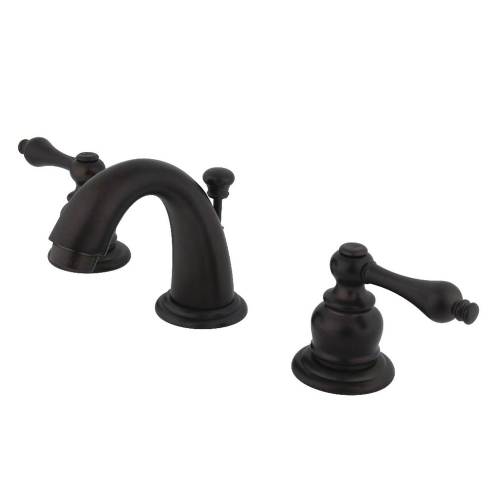 Kingston Brass English Country Widespread Bathroom Faucet, Oil Rubbed Bronze