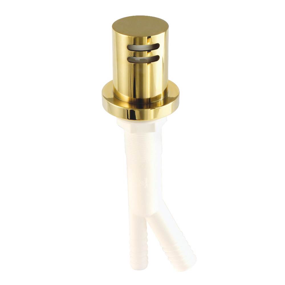 Kingston Brass Trimscape Dishwasher Air Gap, Polished Brass