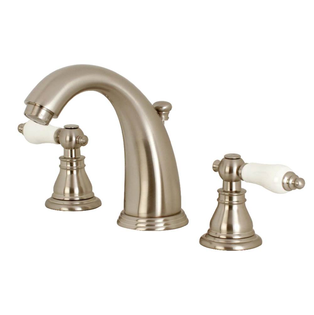 Kingston Brass Widespread Bathroom Faucet, Brushed Nickel