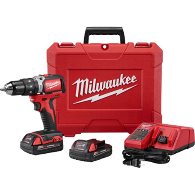 Milwaukee Tool M18 1/2'' Compact Brushless Hammer Drill/Driver Kit