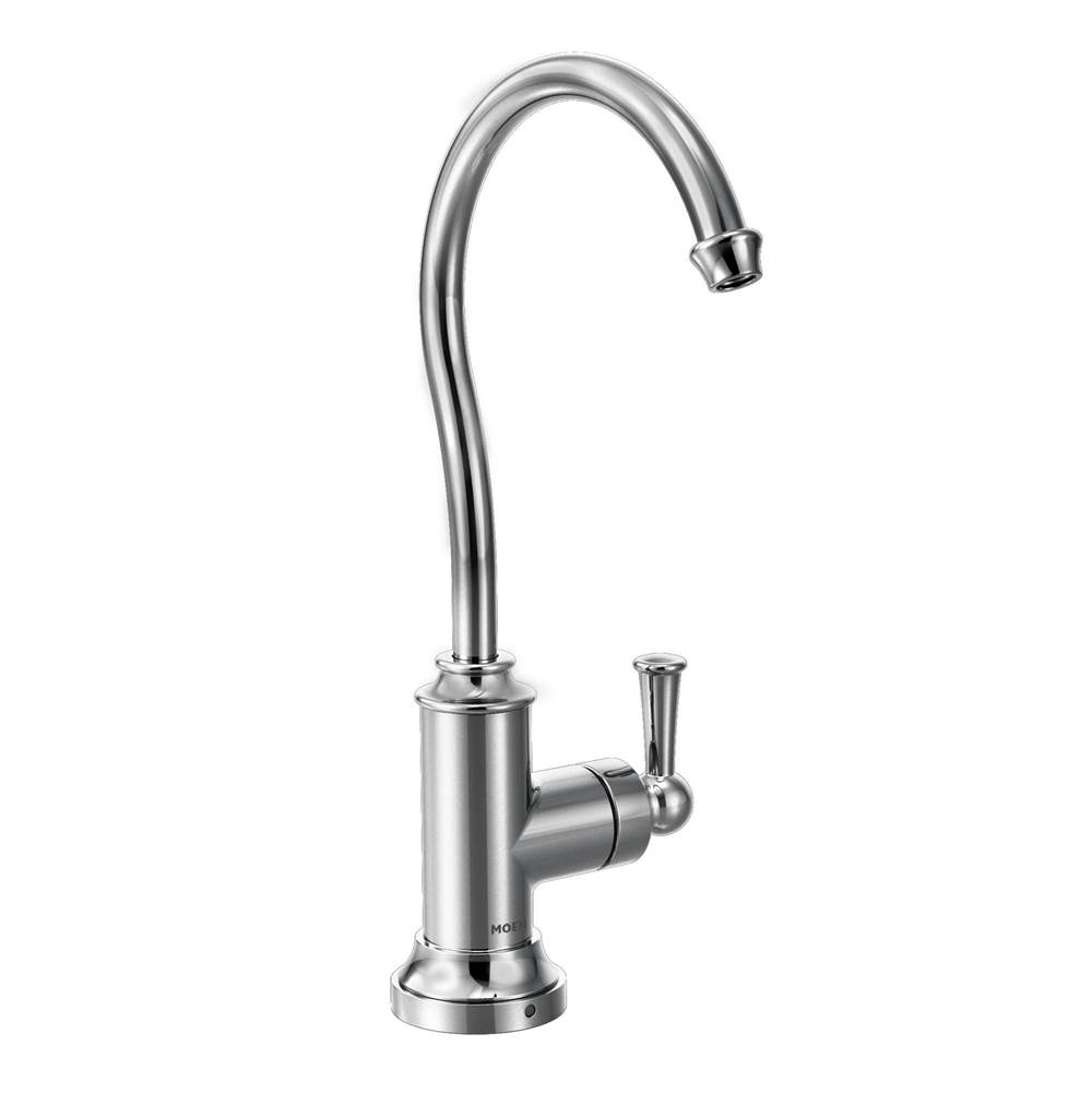 Moen Sip Traditional Cold Water Kitchen Beverage Faucet with Optional Filtration System, Chrome