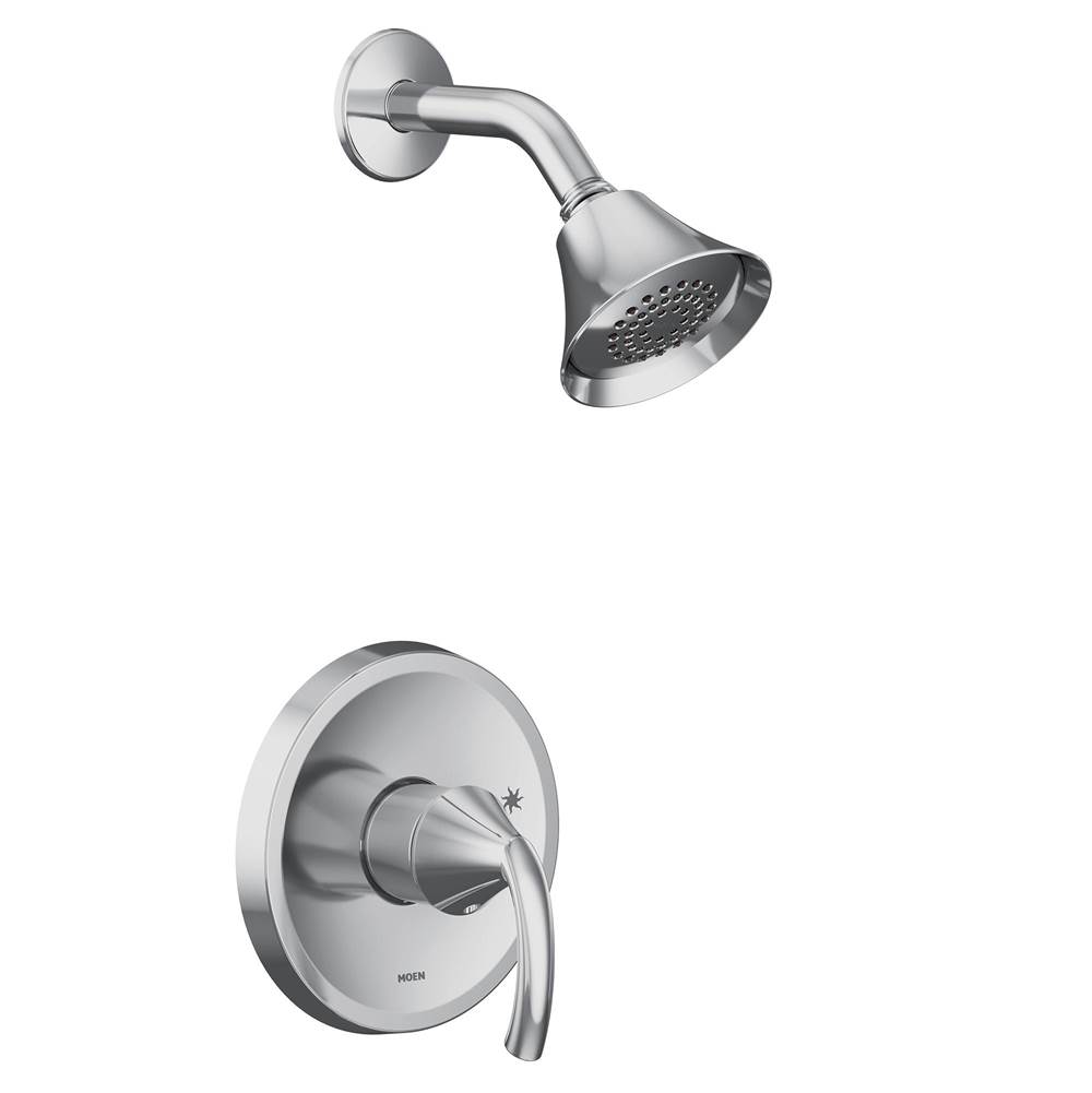 Moen Glyde M-CORE 2-Series Eco Performance 1-Handle Shower Trim Kit in Chrome (Valve Sold Separately)