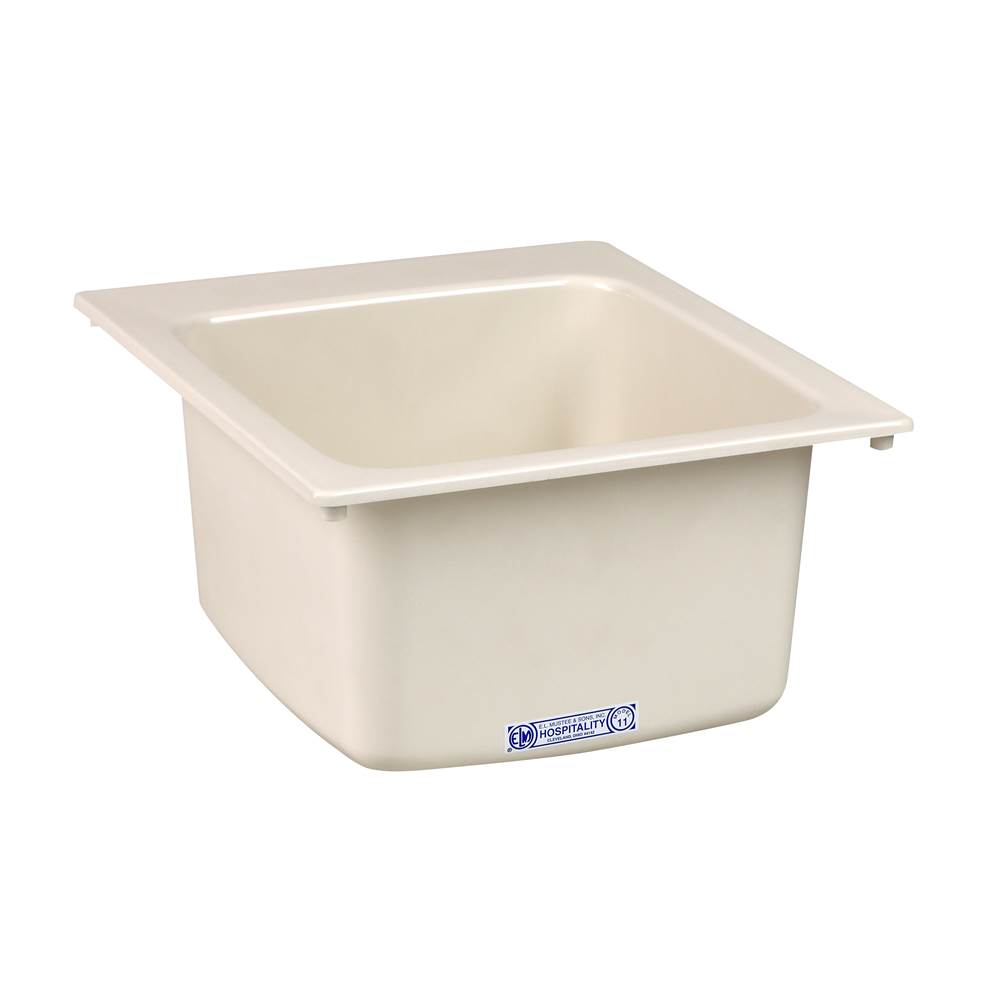 Mustee And Sons Utility Sink, 17''x20'', Biscuit