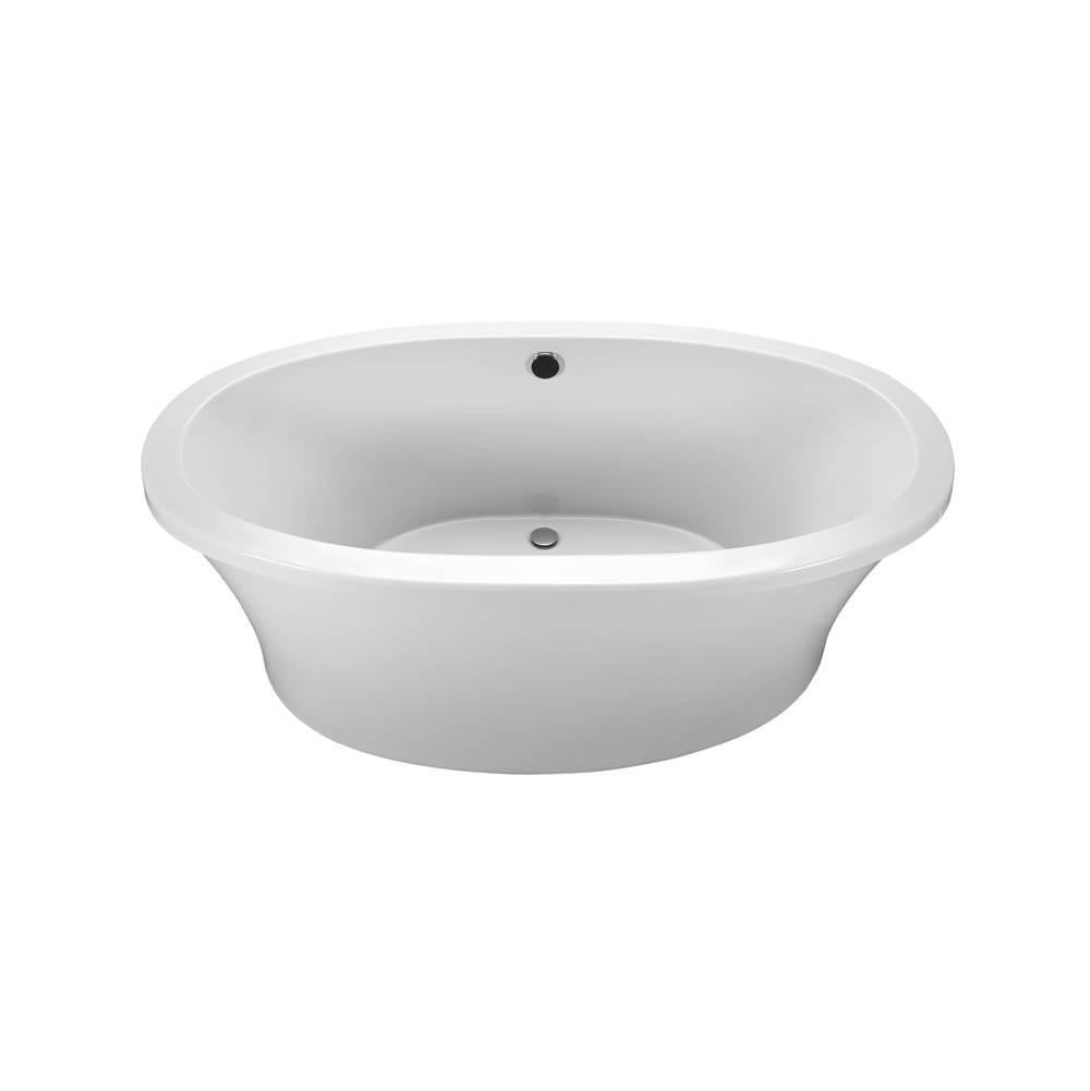 MTI Basics 66X36.75X21.75,Basics,Freestanding Oval Tub,Virtual Spout,White