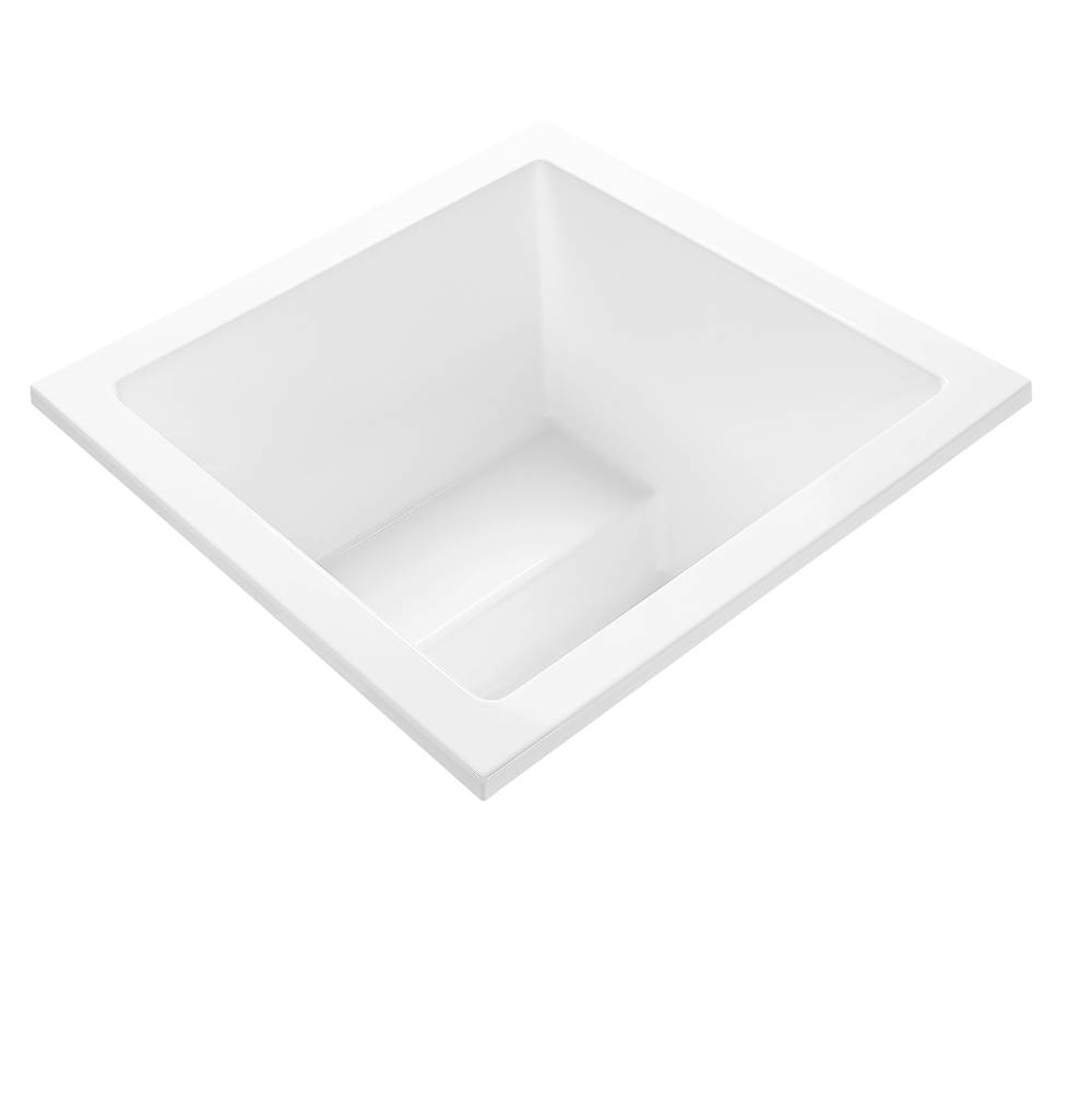 MTI Baths Kalia 2 Acrylic Cxl Drop In Air Bath Elite - White (48X48)