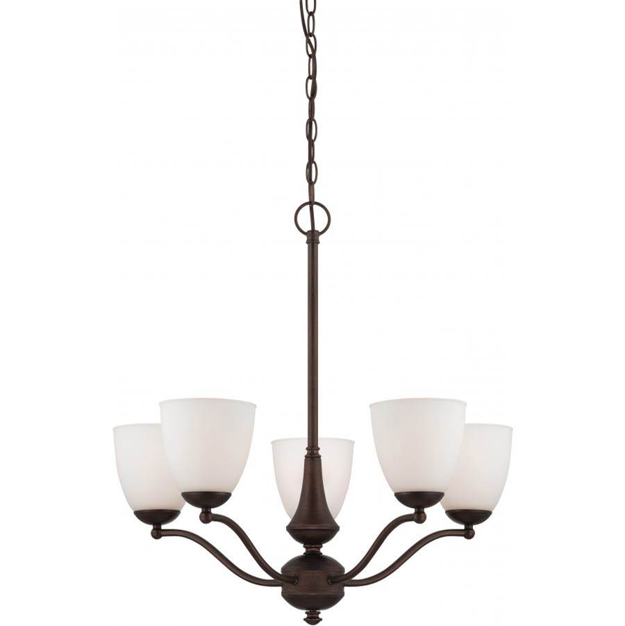 Nuvo Patton 5 Light Chandelier/Up