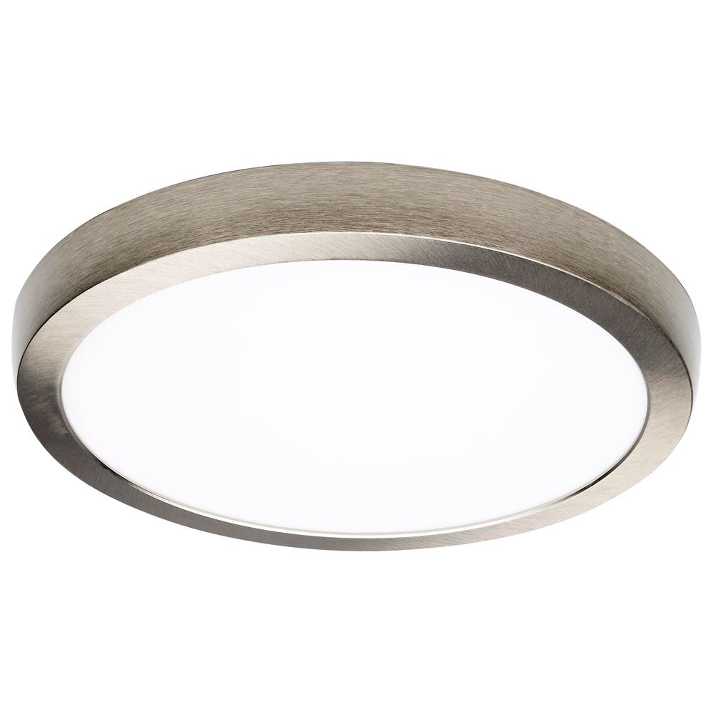 Nuvo Blink Pro Plus; 19.5 Watt; 12 Inch; CCT Selectable; Brushed Nickel Finish 120-277 Volt; Round