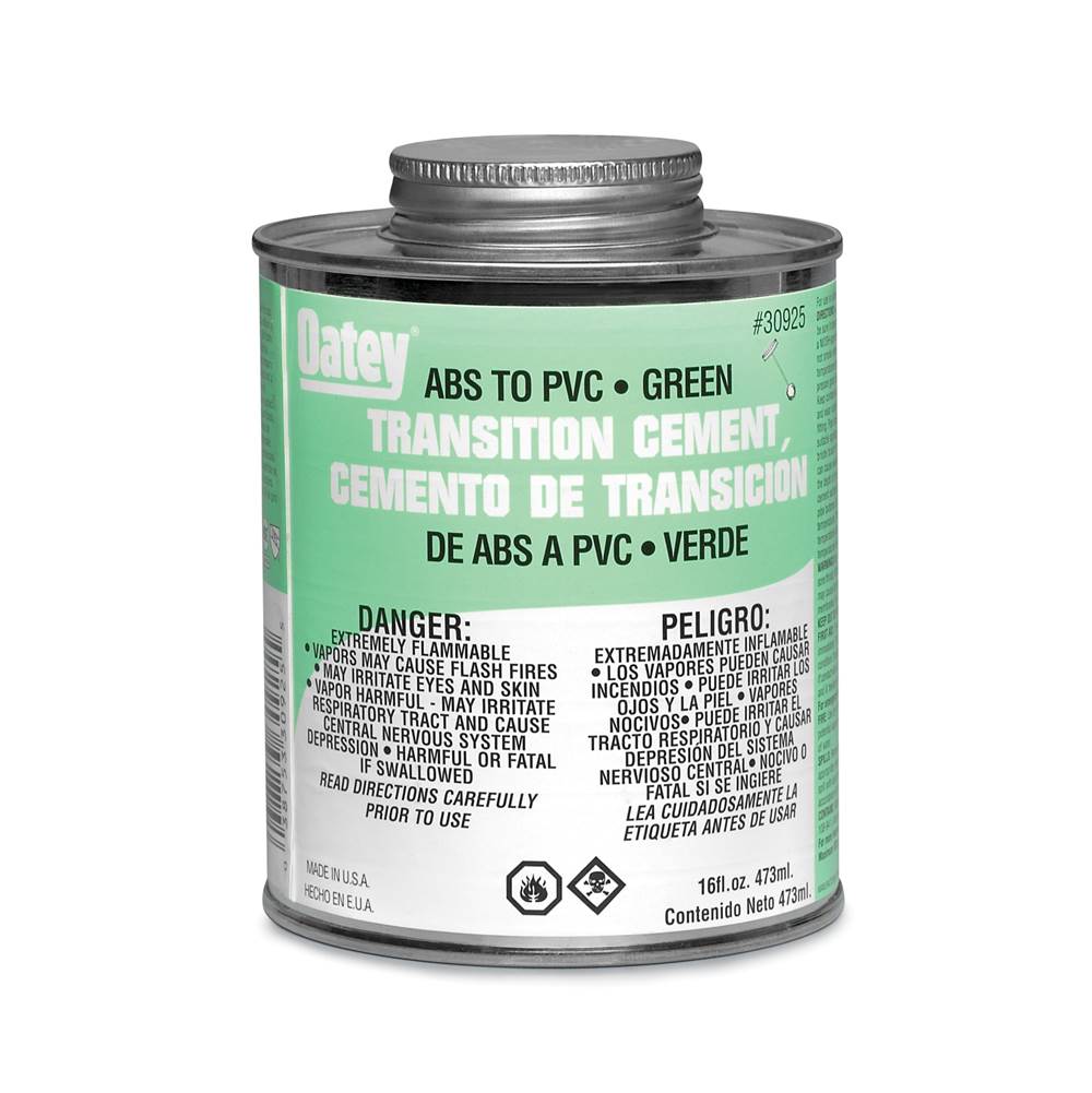 Oatey 16 Oz Abs To Pvc Transition Green Cement