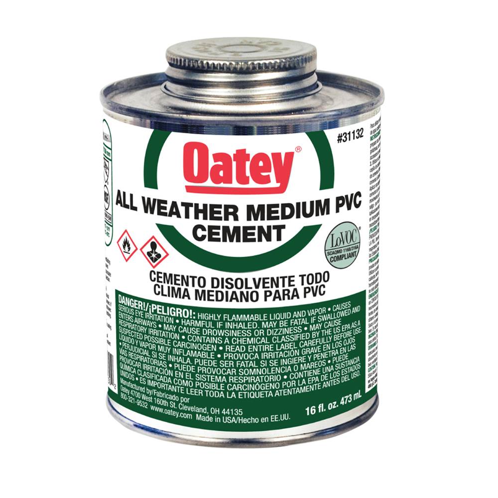Oatey 16 Oz Pvc All Weather Clear Cement