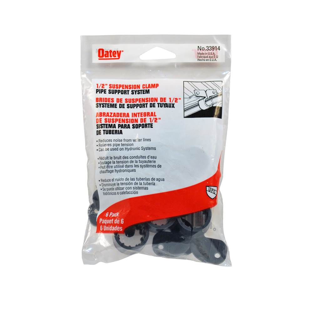 Oatey Bagged 1/2 In. Suspension Clamp 6 In Polybag