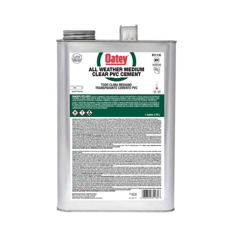 Oatey Gal Pvc All Weather Clear Cement