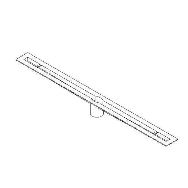 Quick Drain Proline Body 30In Trough 35In Length Offset Outlet Abs
