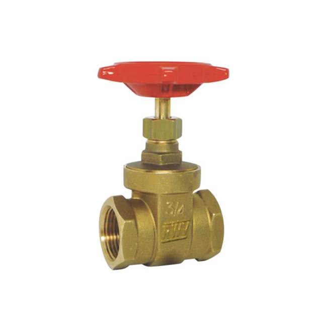 Red-White Valve 3 IN 125# WSP,  200# WOG,  Brass Body,  Threaded Ends