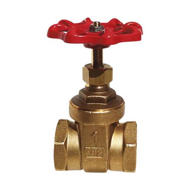 Red-White Valve 4 IN 125# WSP,  200# WOG,  Bronze Body,  Threaded Ends