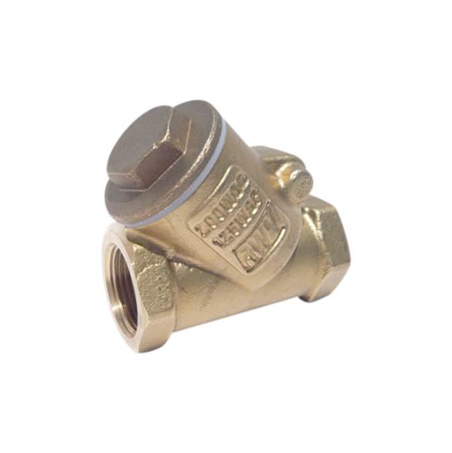 Red-White Valve 1-1/2 IN 125# WSP,  200# WOG,  Brass Body,  Threaded Ends