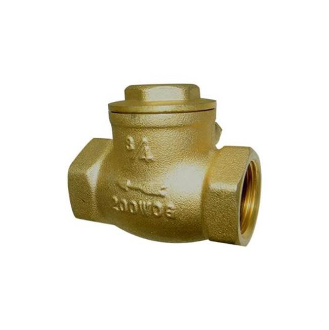 Red-White Valve 2 IN 200# WOG,  Bronze Body,  Threaded Ends,  Horizontal