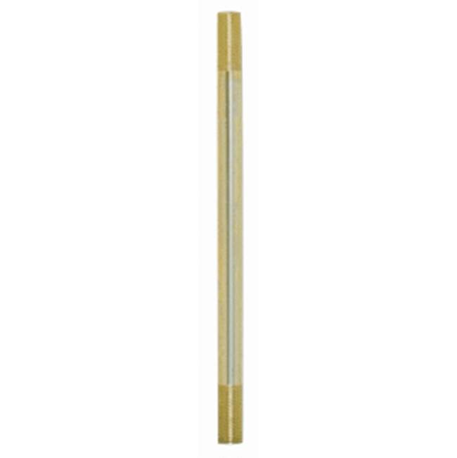 Satco 6'' Brass Plated Pipe